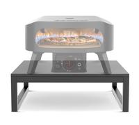 cozze Rehausseur pour four à pizza - Support de table à pizza stable pour la cuisine extérieure - Support ergonomique en acier revêtu par pulvérisation - Charge maximale : 80 kg - 20 x 60 x 60 cm