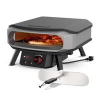 Cozze® ROTATE Pizza Oven Électrique, de qualité supérieure, 17", avec pierre tournante, régulateur et 2 m, prise 230 V, parfait pour les pizzas croustillantes