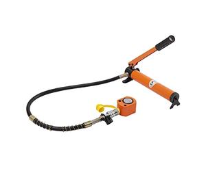 CP-180 Pompe hydraulique, pompe manuelle 0,43" Stroke 10T Cylindre hydraulique unique CP-180, pompe hydraulique, ultra fine 3,3 x 2,6 x 2,6 cm