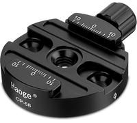 CP-58 58 mm Bouton à vis à dégagement Rapide Adaptateur de Fixation pour Plaque QR à dégagement Rapide Trépied d'appareil Photo Tête sphérique Monopode Tête sphérique Compatible avec Arca Swiss
