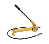 CP-700 Pompe hydraulique manuelle 700 bar Pompe à main hydraulique Pompe à main hydraulique avec tuyau Raccord rapide Type ZG3/8 Filetage intérieur Jaune