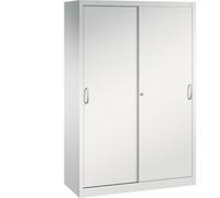 CP ACURADO Armoire à portes coulissantes 4 étagères Gris clair 1950 x 1200 x 500 mm