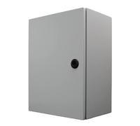 CP Armoire de commande en métal IP54 avec plaque de montage galvanisée Montage mural avec joint spécial en mousse sur tout le pourtour (30 x 40 x 20 cm)