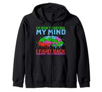 CP Brain Cerebral Palsy Awareness for CP Warriors Boys Girls Sweat à Capuche