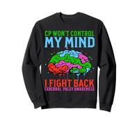 CP Brain Cerebral Palsy Awareness for CP Warriors Boys Girls Sweatshirt