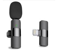 CP K9 Mini Lightning Smartphone Wireless clip clear sound microphone noise cancell (5.7x1.5cm) Black