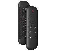 CP M5 LED 2in1 Télécommande universelle Smart TV / PC Bluetooth / sans fil avec clavier / gyroscope 6 axes noir