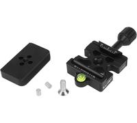 CP-MAS Support de serrage rapide avec adaptateur de base RC4/400PL pour système Manfrotto RC4 vers Arca-Swiss Compatible avec têtes 400PL/405/410/RC4