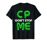 CP Won't Stop Me Sensibilisation au Syndrome de paralysie cérébrale Vert T-Shirt