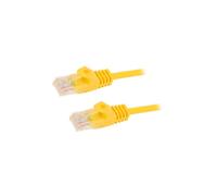 CP1047U Patch cord U/UTP 5e Line CCA PVC jaune 1,5m 26AWG LOGILINK
