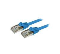 CP1056S Patch cord F/UTP 5e Line CCA PVC bleu 2m 26AWG LOGILINK
