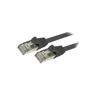 CP1063S Patch cord F/UTP 5e Line CCA PVC noir3 mètres26AWG LOGILINK