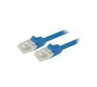 CP1066U Patch cord U/UTP 5e Line CCA PVC bleu3 mètres26AWG LOGILINK