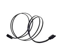 CP11 - Câble SATA - Serial ATA 150/300/600 - SATA (F) pour SATA (F) - 50 cm - connecteur à 90 ° - noir