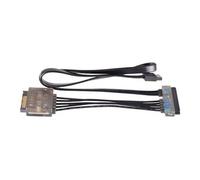 CP13 - Câble d'extension SATA - Serial ATA 150/300/600 - SATA, alimentation SATA pour combo SATA (F) - 50 cm (données) / 10 cm (alimentation)