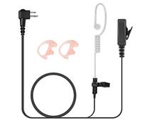 CP200D Oreillette pour radio Motorola avec PTT/micro, compatible avec CP200D CP100D R2 CP200 CP185 BPR40 CLS1410 CLS1110 RMU2040 RMU2080D Talkie Walkie, casque de surveillance à tube acoustique