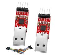 CP2102 USB to Serial Module RUIZHI 2 Pieces CP2102 USB to TTL Converter with Jumper CP2102 USB Serial Converter CP2102 Chip for 3.3V and 5V Compatible with Arduino and STC Download