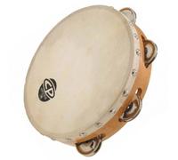 Latin Percussion CP378 Tambourinee en bois 8'' avec peau Beige