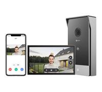 CP7 Interphone Vidéo 2K Visiophone Filaire Wifi 2 4/5 GHz Caméra HD Sonnette Connectée Surveillance Et Contrôle Distant