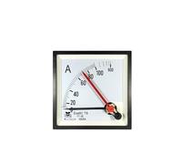CP96 AC Ampèremètre à double aiguille 50/5 A pointeur rouge surcharge 6 fois yt96 sq96 92 x 92 (AC 600-1 A 3600A)