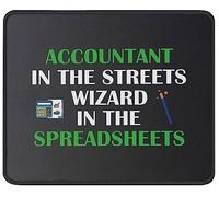 CPA, Expert-Comptable, Magicien des Tableurs, Cadeaux De Comptable Tapis De Souris Gaming Confort Mousepad Bords Cousus Mouse Pad pour Maison Jeu Ordinateur 25X30Cm