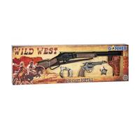 Gonher Coffret armes de cow-boy Wild West 8 coups Multicolore