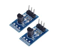 CPAOWEHF 2PCS 18B20 Température Mesure des Capteurs d'eau du Module pour Le Projet De Mesures avec des Température LED Sortie Sortie Haute Précision