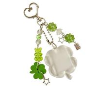 CPAOWEHF Créative Four Leaf Fermvers Keynchain Certechain Of Sturdy Resin Materials Confarch Pour Les Étudiants Et Les Adultes À La Mode Utilisent Quotidiennement