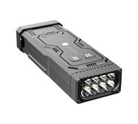 CPAOWEHF Lampe De Poche À Haute Intensité Poutre Intégrée des Détecteurs Caméra Intégrés Outil Survie du Disjoncteur La Fenêtre pour Le Camping Night Security Camping Lampe Poche