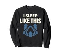 CPAP Apnée du Sommeil Humour ronflement Humour Meilleur Sommeil Sweatshirt