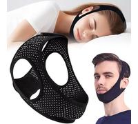 Cpap Chin Strap, Masque Anti Ronflement pour Aide Sommeil Réduction Ronflement
