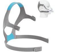 CPAP compatible avec le masque CPAP Resmed Airfit F20, remplacement de la sangle du masque pour ResMed AirFit F20, CPAP Confortable Et unisexe (masque,clips non inclus)