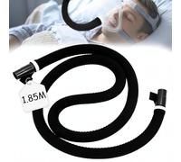 CPAP Hose de tuyau Protector 1,85m long | CPAP Protection de Tuyau, Empêche la Formation de Condensation, Silence, Facile à Nettoyer et Réutilisable (noir)