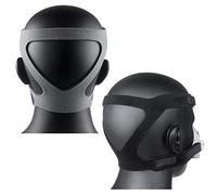 CPAP Lot de 2 sangles de rechange universelles pour masque facial et masque nasal - Élastique modéré - Design durable - Convient pour divers masques complets et masques nasaux - Noir et gris