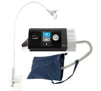 CPAP support-tuyau et CPAP masque sac de stockage Set,1 pièce CPAP levateur-tuyau support-tuyau et ventilation masque sac de stockage,réglable et maintient votre masque propre