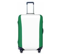 CPAQasg Housse de protection élastique pour valise, motif drapeau du Nigeria - Housse de protection universelle lavable pour voyage, Noir , S, Bagage à main