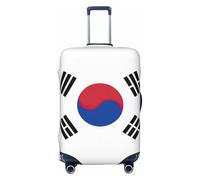 CPAQasg Housse de protection universelle pour valise, élastique, lavable, motif drapeau de la République de Corée, Noir , L, Bagage à main