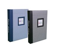 CPC Lot de 2 Albums Photos Elements à Pochettes 10x15 pour 300 Photos Bleu et Noir