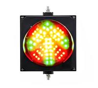 CPCDPOUOYK Feu De Signalisation À Fourche Rouge Et Verte 200/300 Mm, Feux De Circulation Étanches IP65 Avec Pare-soleil, For Route, Station De Péage, Quai(Red Fork Green Arrow,200mm)