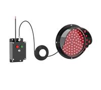 CPCDPOUOYK Feu De Signalisation Mural Avec Commande Par Bouton-poussoir, CA 100-240 V, Divers, Indicateur De Sécurité, For Centres Commerciaux, Entrepôts Et Parkings(100mm/4in)