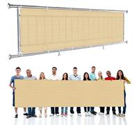 CPCPC Brise-Vue for Balcon, Brise-Vue for Balcon 65 x 650 cm, Pare-Soleil for Balustrade, Installation Facile, Brise-Vent extérieur, Protection de Balcon Durable, Bleu(Giallo,75x700cm)