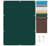 CPCPC Voile d'ombrage rectangulaire Respirante de 1,5 x 5,5 m, Protection UV, résistante aux déchirures, avec kit de Fixation for Piscine, Jardin, Villa, Serre, Bleu(Blu,4x10m)