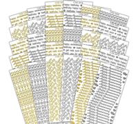 Cpd Bumper Stickers Peel Off Bumper Value Peel Off Textlines, Papier, Assortis, 23 X 11 X 10 Cm