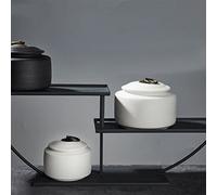 CPDDNGZMKK Monuments Funéraires Céramique Ashur Urne Scellée Crémation Funérailles Ashes Keepsake Petit Animaux Pet Dog Cat Memorial Enterrement Coffre Funéraire(Multi-Colored,S)