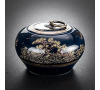 CPDDNGZMKK Monuments Funéraires Crémation Humaine Cendres d'animaux Compagnie Souvenir Mémoire Pal Cendres Urnes Céramique Cercueil Chien Chat Oiseau Coffre Funéraire(1)