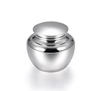 CPDDNGZMKK Monuments Funéraires Pure Handcraft Mini Urnes Funéraires Pet Human Memorial Pot Souvenir en Acier Inoxydable 41 * 41mm Coffre Funéraire(7)
