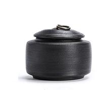 CPDDNGZMKK Monuments Funéraires Urne Chien Chat Cendres Boîte Commémorative Set D'urnes Funéraires Urne Funéraire Restes Incinérés Fiole Cendres Urne Funéraire Adulte 27515 Coffre Funéraire(Black,L)