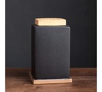 CPDDNGZMKK Monuments Funéraires Urne Chien Chat Cendres Boîte Commémorative Set D'urnes Funéraires Urne Funéraire Restes Incinérés Fiole Cendres Urne Funéraire Adulte 36231 Coffre Funéraire(Black,L)