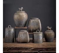 CPDDNGZMKK Monuments Funéraires Urnes De Crémation Commémoratives pour Animaux De Compagnie en Céramique Urnes Funéraires pour Cendres Humaines pour Chien Coffre Funéraire(5)