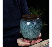 CPDDNGZMKK Monuments Funéraires Urnes pour Animaux De Compagnie pour Cendres Urne Funéraire Chien Chats Lapin Cercueil Urne Funéraire Coffre Funéraire(Green)